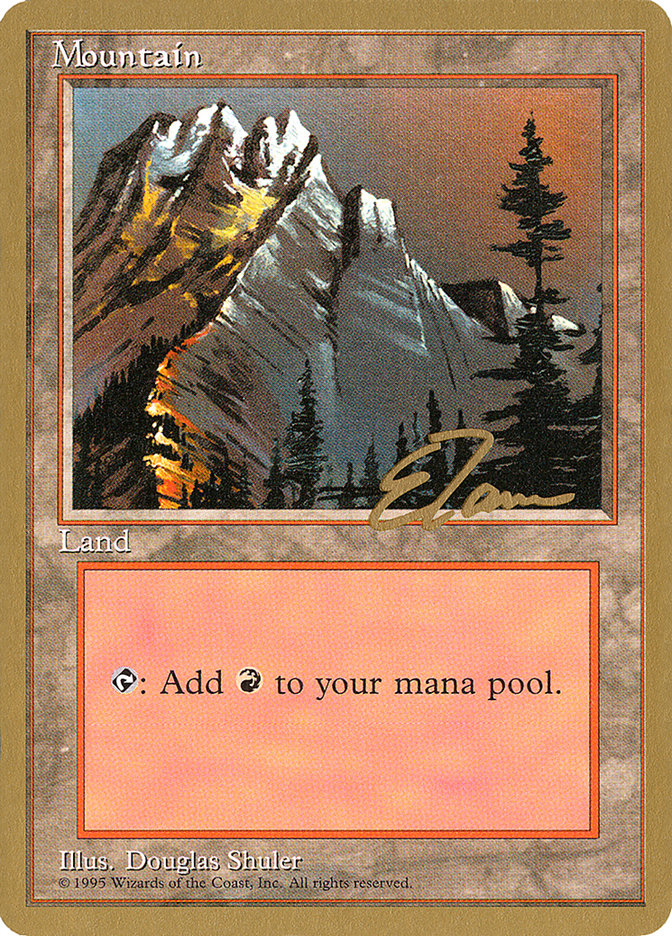 Mountain (et373) (Eric Tam) [Pro Tour Collector Set] | L.A. Mood Comics and Games