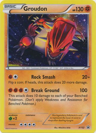 Groudon (XY52) (Jumbo Card) [XY: Black Star Promos] | L.A. Mood Comics and Games