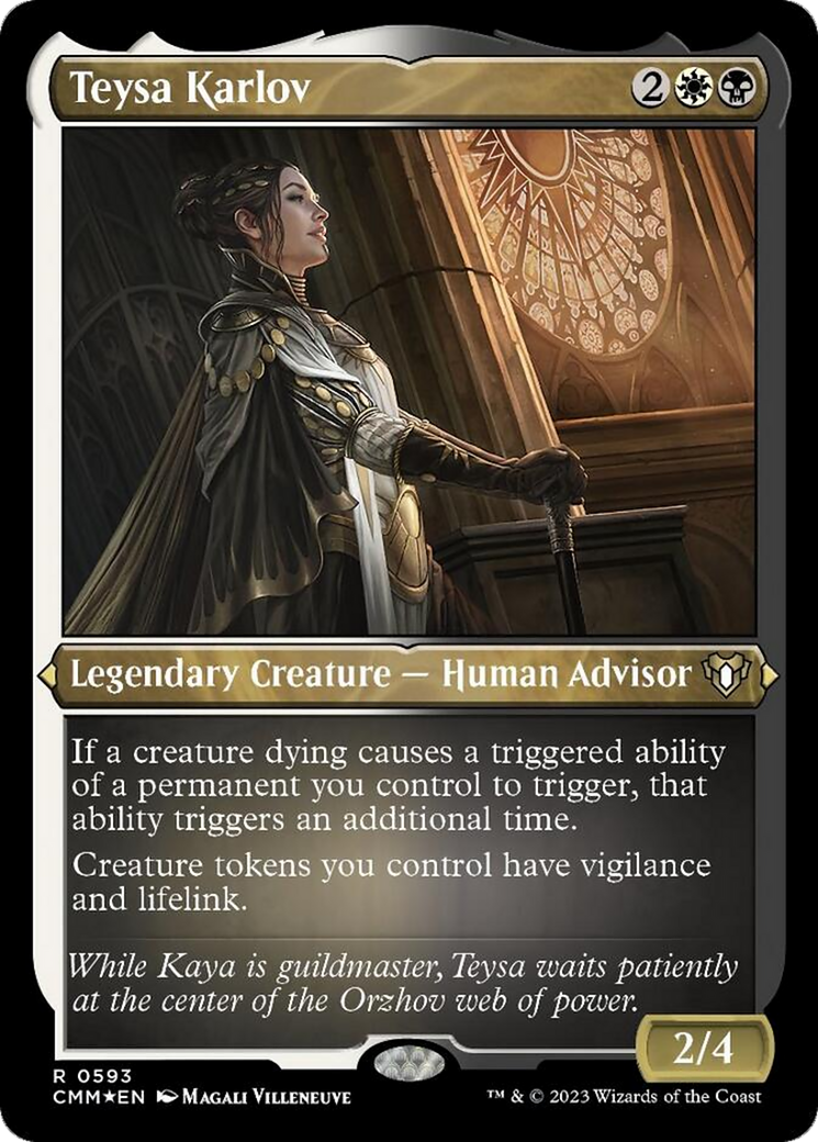 Teysa Karlov (Foil Etched) [Commander Masters] | L.A. Mood Comics and Games