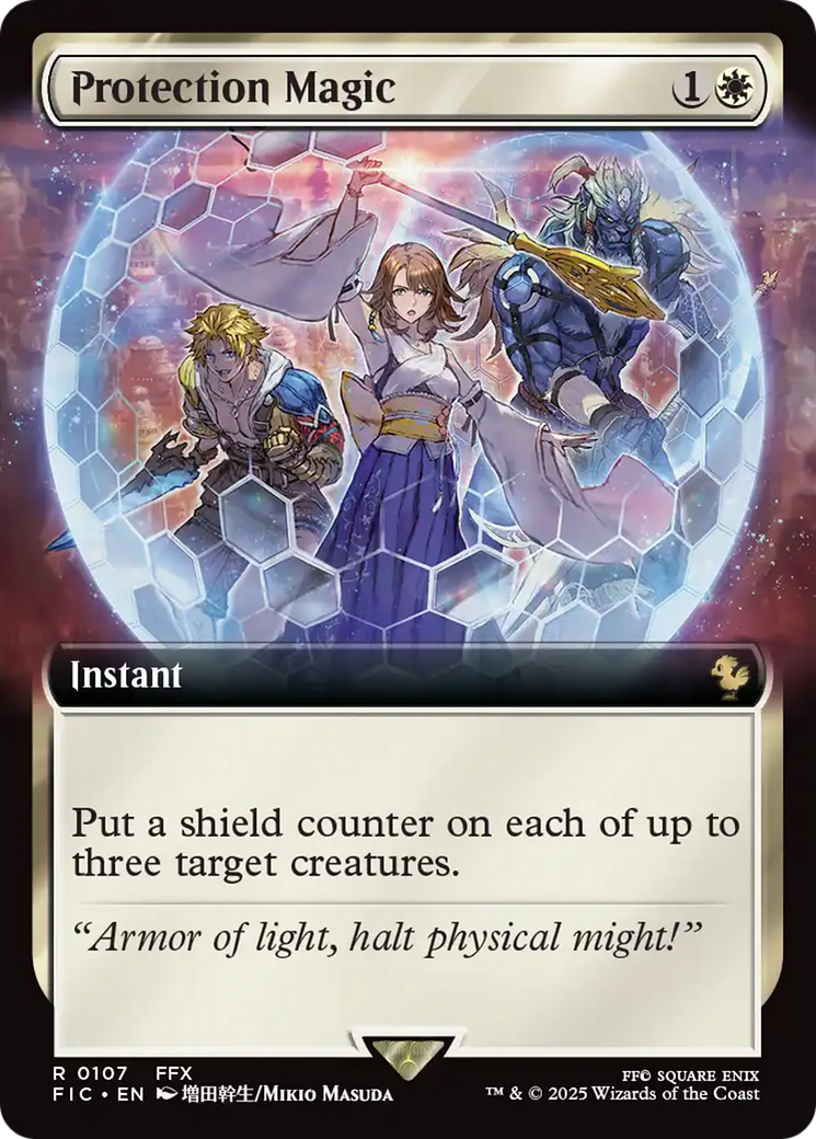 Protection Magic (Extended Art) [FINAL FANTASY Commander] | L.A. Mood Comics and Games