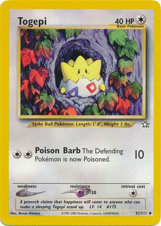 Togepi (51/111) [Neo Genesis Unlimited] | L.A. Mood Comics and Games