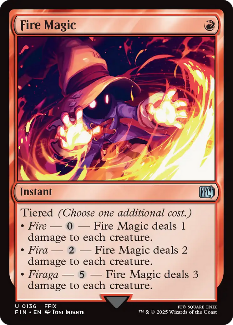 Fire Magic [FINAL FANTASY] | L.A. Mood Comics and Games