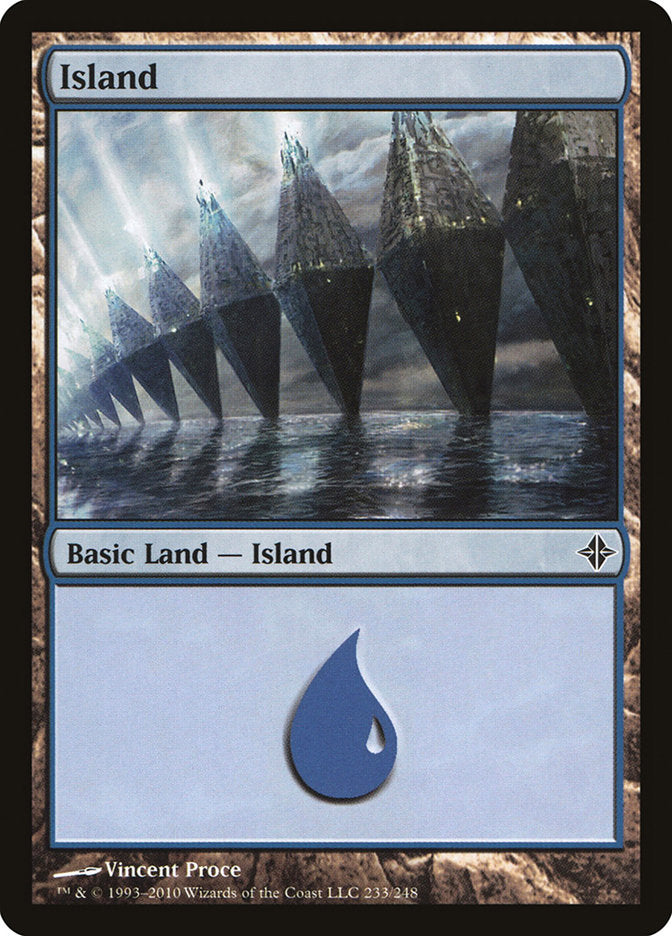 Island (233) [Rise of the Eldrazi] | L.A. Mood Comics and Games