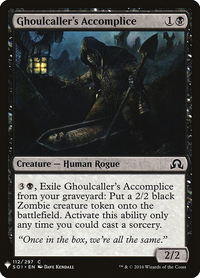 Ghoulcaller's Accomplice [Mystery Booster] | L.A. Mood Comics and Games