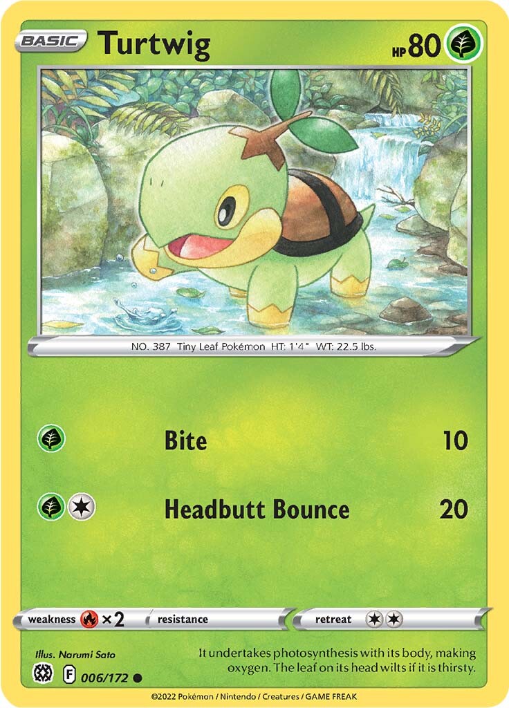 Turtwig (006/172) [Sword & Shield: Brilliant Stars] | L.A. Mood Comics and Games