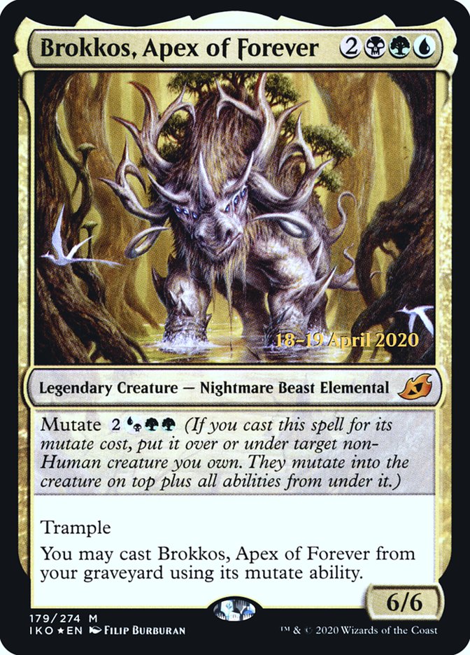 Brokkos, Apex of Forever [Ikoria: Lair of Behemoths Prerelease Promos] | L.A. Mood Comics and Games