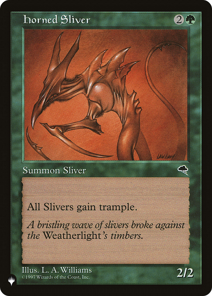 Horned Sliver [The List] | L.A. Mood Comics and Games