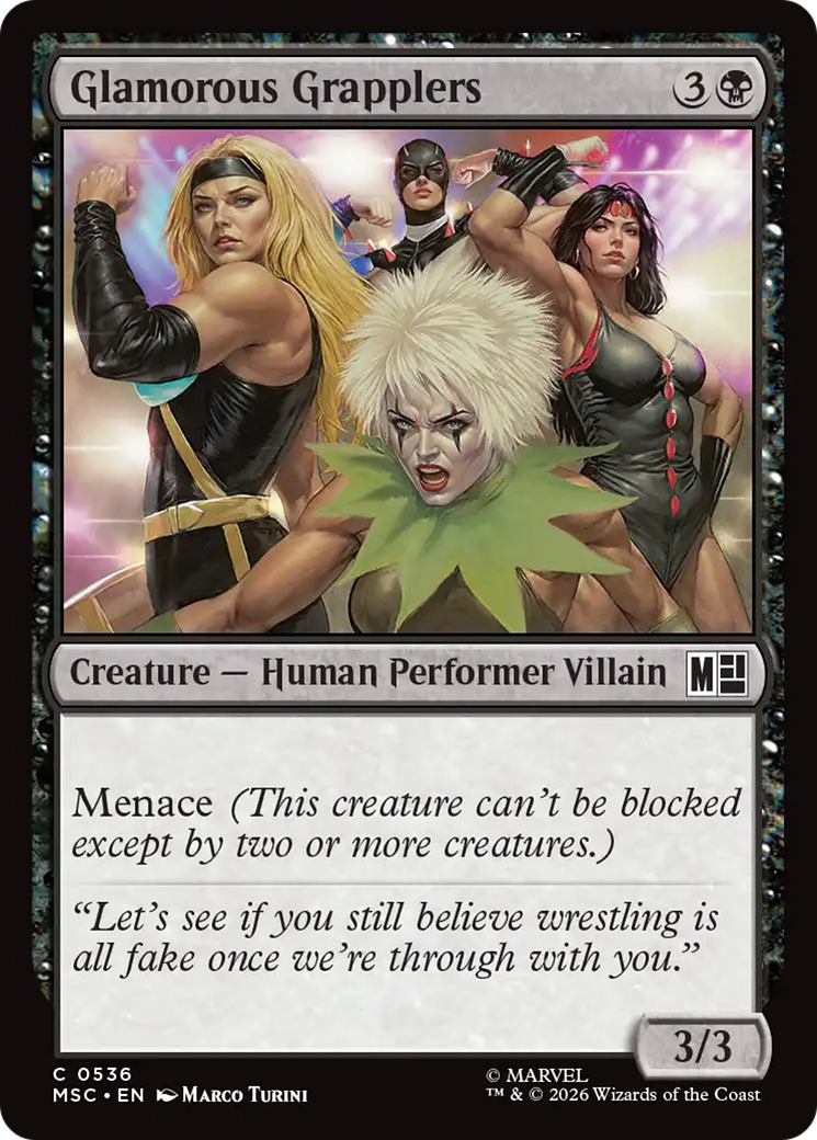 Glamorous Grapplers [Marvel Super Heroes Commander] | L.A. Mood Comics and Games