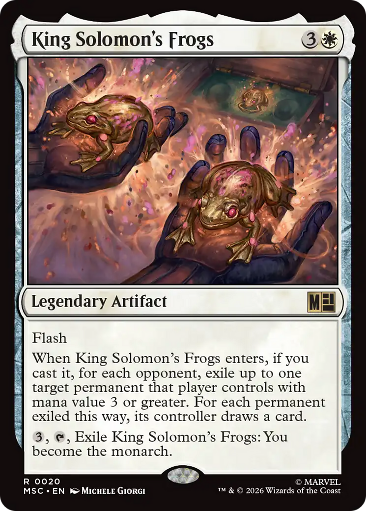 King Solomon's Frogs (Surge Foil) [Marvel Super Heroes Commander] | L.A. Mood Comics and Games