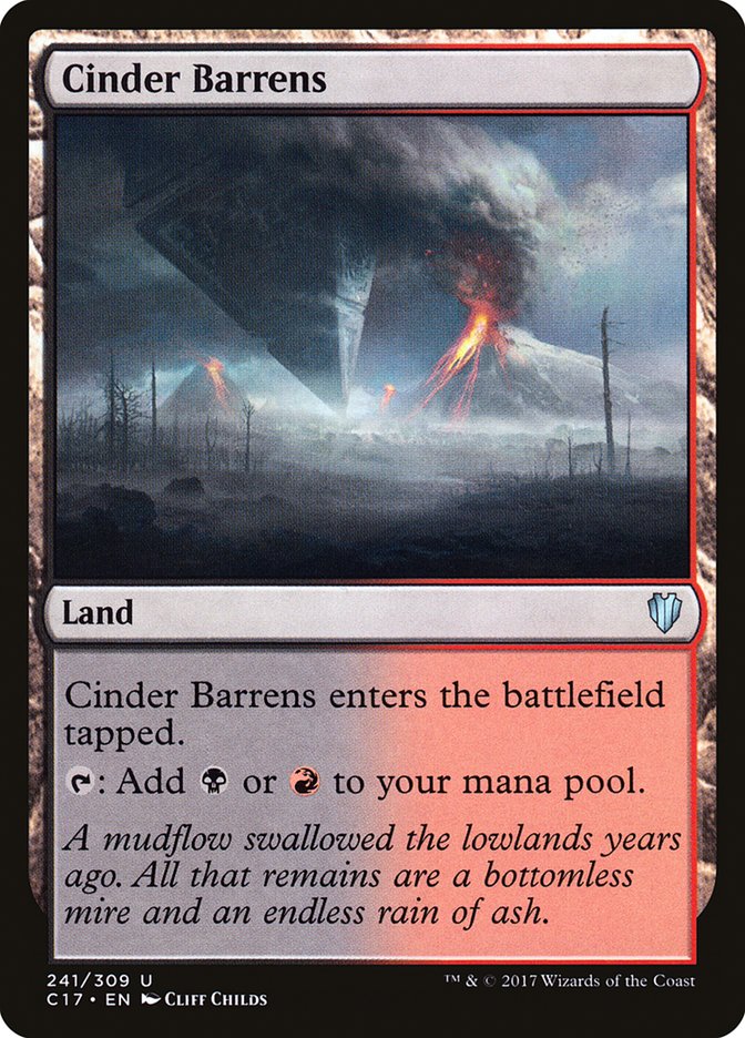 Cinder Barrens [Commander 2017] | L.A. Mood Comics and Games