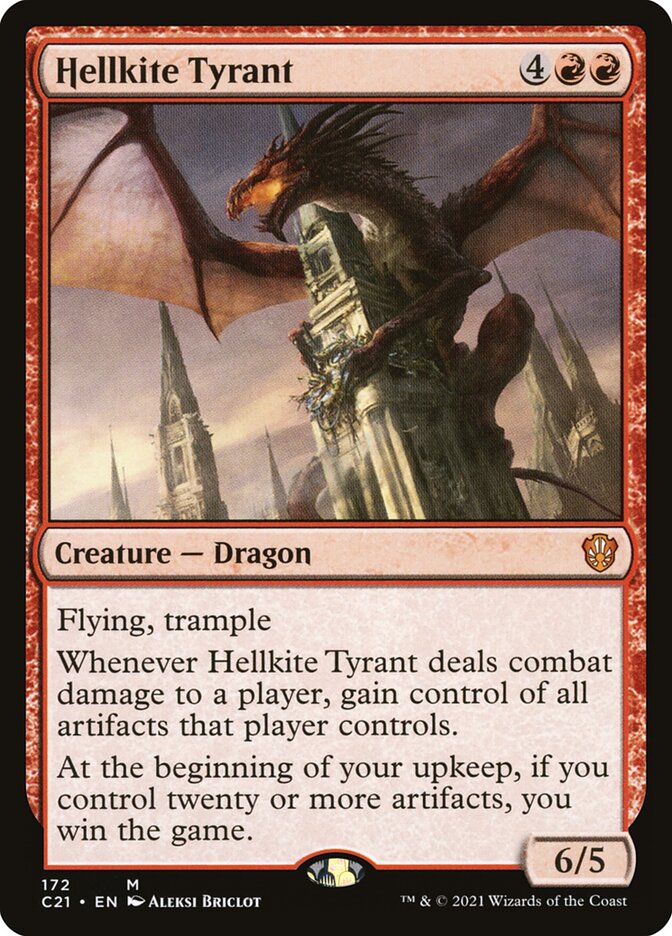 Hellkite Tyrant [Commander 2021] | L.A. Mood Comics and Games