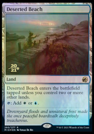 Deserted Beach [Innistrad: Midnight Hunt Prerelease Promos] | L.A. Mood Comics and Games