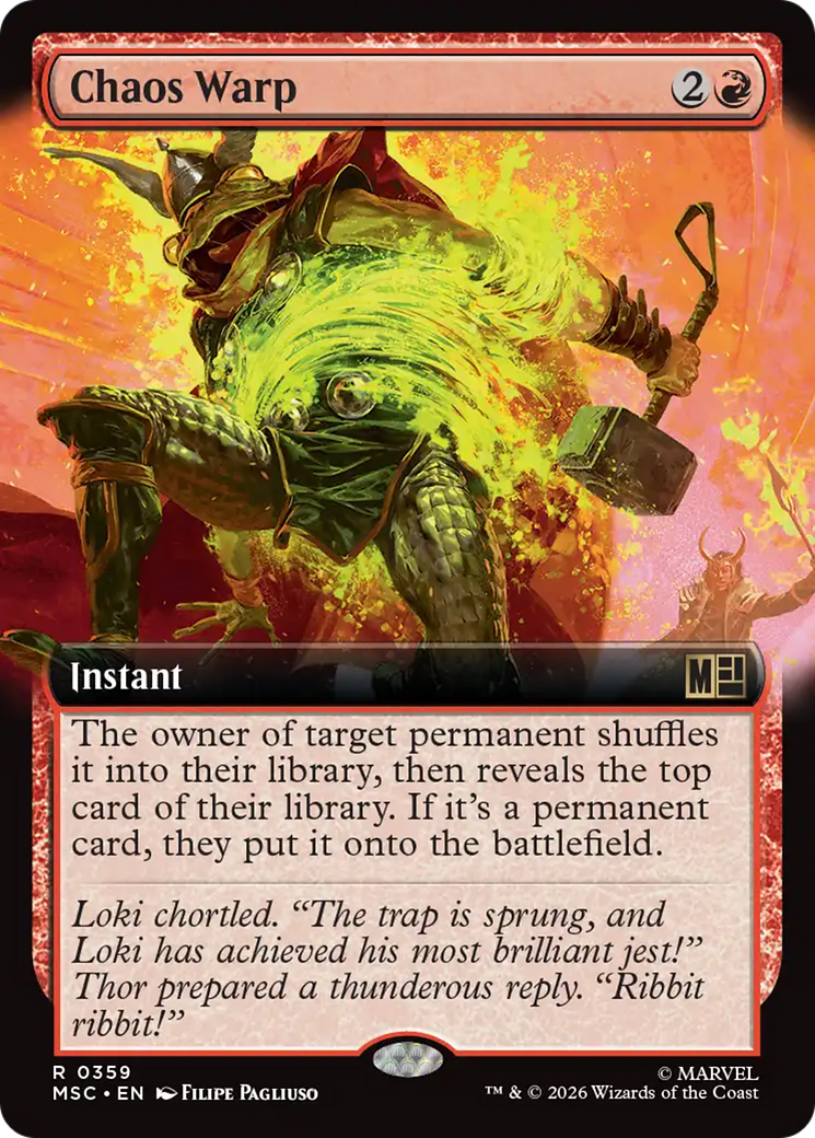 Chaos Warp (Extended Art) [Marvel Super Heroes Commander] | L.A. Mood Comics and Games