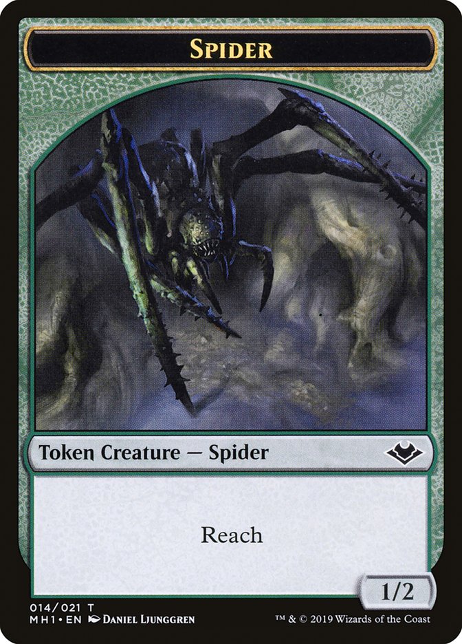 Elemental (008) // Spider (014) Double-Sided Token [Modern Horizons Tokens] | L.A. Mood Comics and Games