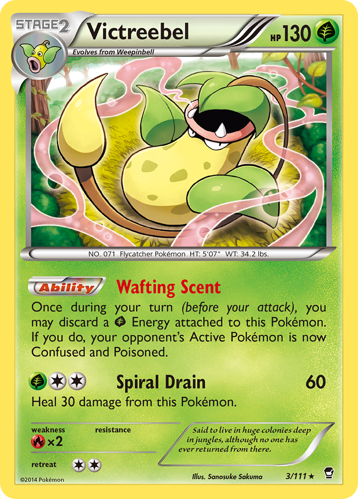 Victreebel (3/111) [XY: Furious Fists] | L.A. Mood Comics and Games