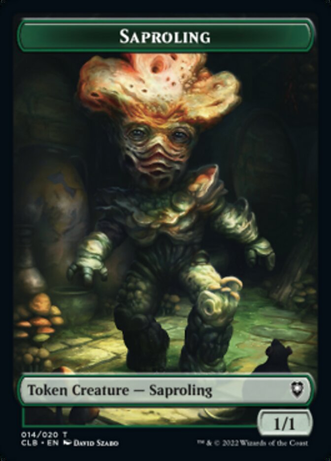 Saproling Token [Commander Legends: Battle for Baldur's Gate Tokens] | L.A. Mood Comics and Games