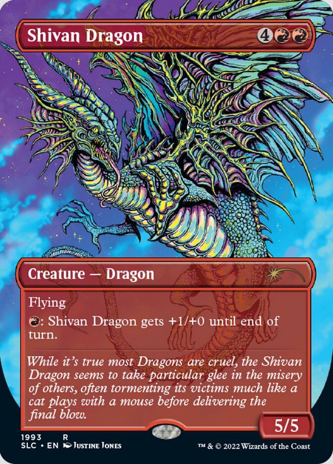 Shivan Dragon (Borderless) [Secret Lair Countdown Kit] | L.A. Mood Comics and Games