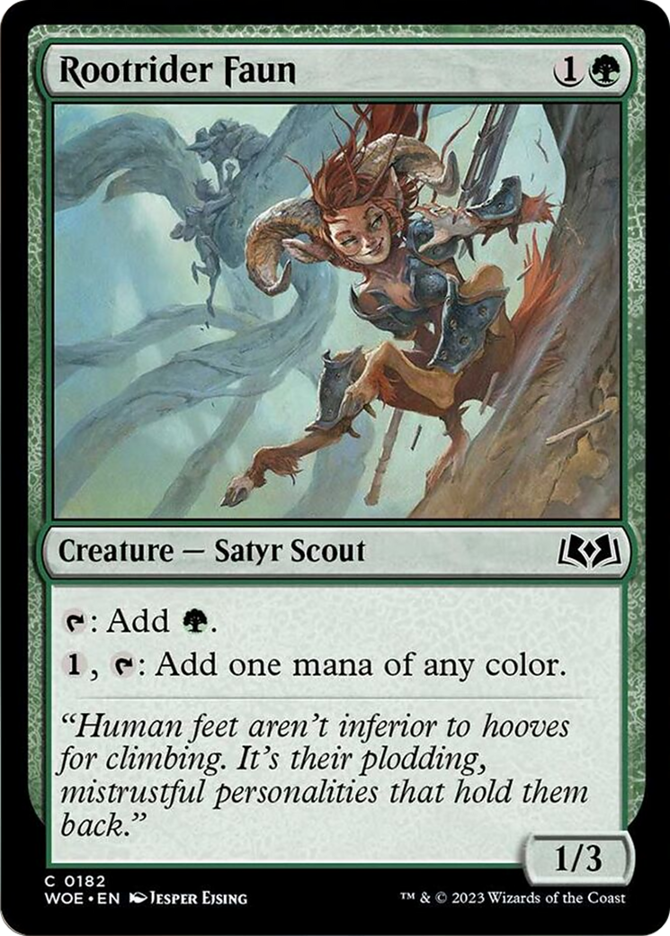 Rootrider Faun [Wilds of Eldraine] | L.A. Mood Comics and Games
