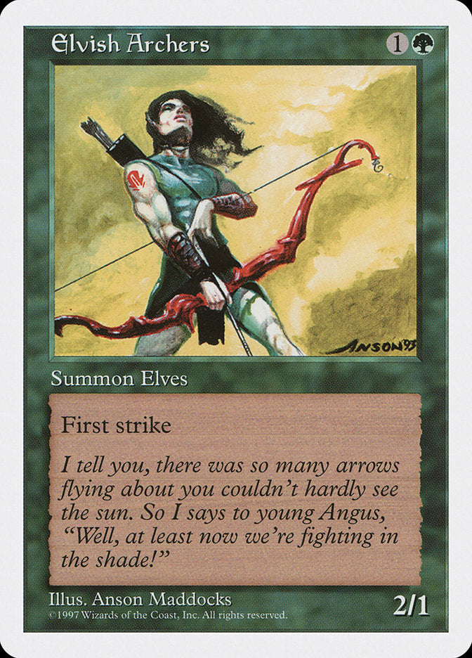 Elvish Archers [Fifth Edition] | L.A. Mood Comics and Games