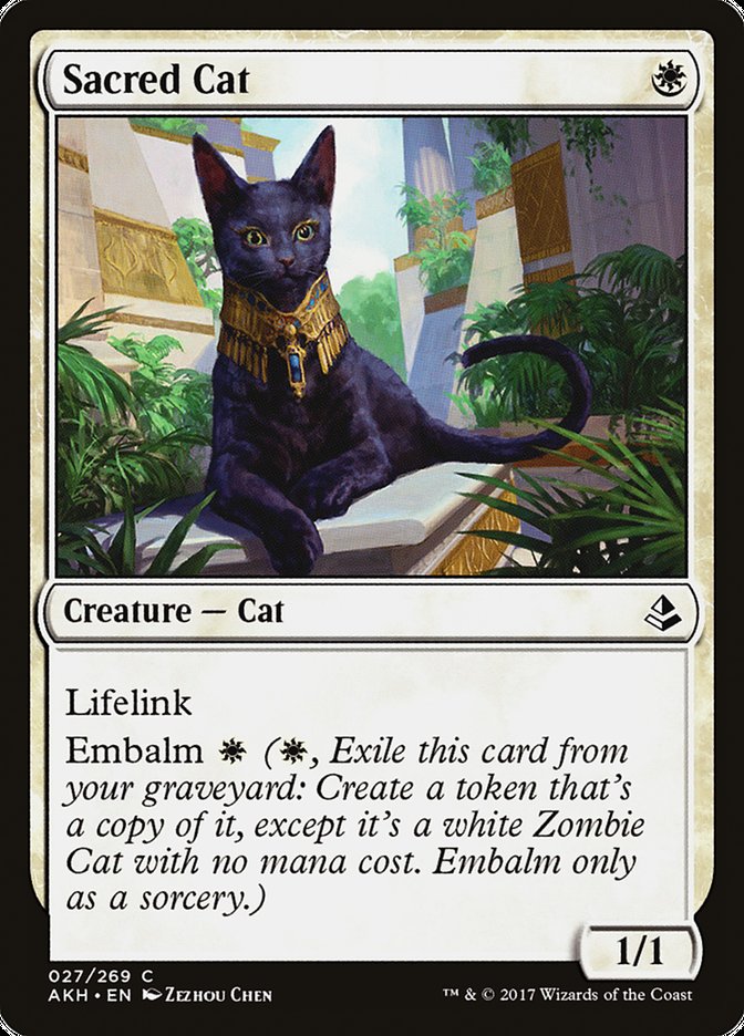 Sacred Cat [Amonkhet] | L.A. Mood Comics and Games