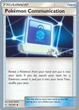 Pokemon Communication (152/181) (Pikarom Judge - Haruki Miyamoto) [World Championships 2019] | L.A. Mood Comics and Games