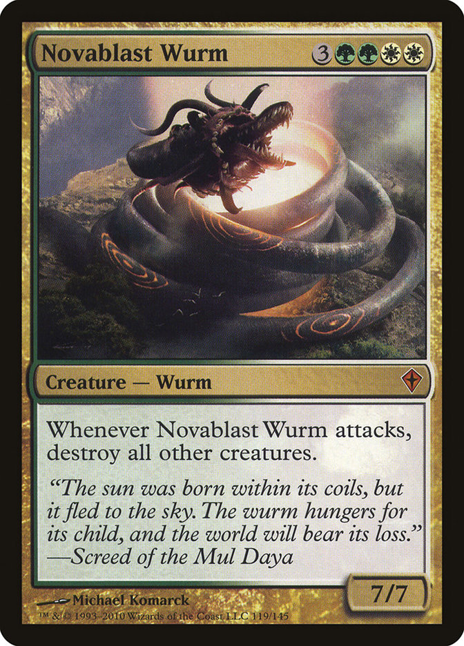 Novablast Wurm [Worldwake] | L.A. Mood Comics and Games