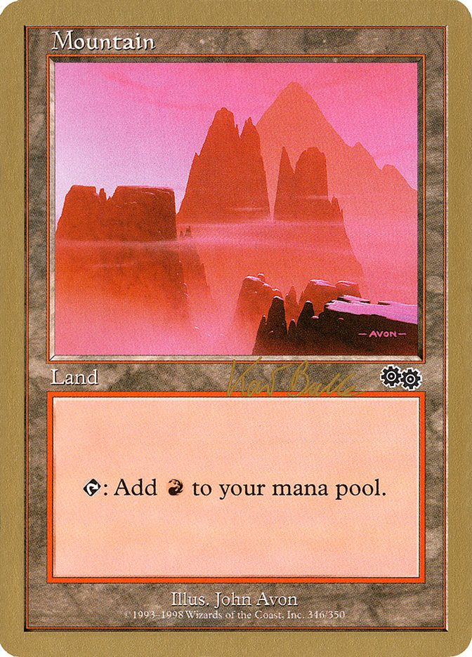 Mountain (kb346) (Kai Budde) [World Championship Decks 1999] | L.A. Mood Comics and Games