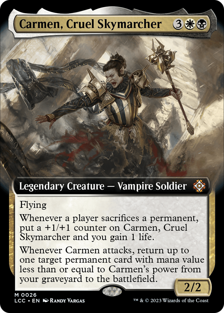 Carmen, Cruel Skymarcher (Extended Art) [The Lost Caverns of Ixalan Commander] | L.A. Mood Comics and Games