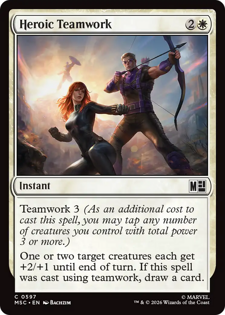 Heroic Teamwork [Marvel Super Heroes Commander] | L.A. Mood Comics and Games