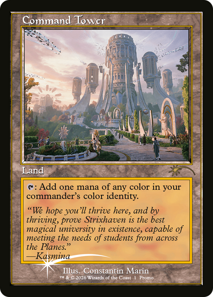 Command Tower (Strixhaven: Omens of Chaos) [Media Promos] | L.A. Mood Comics and Games