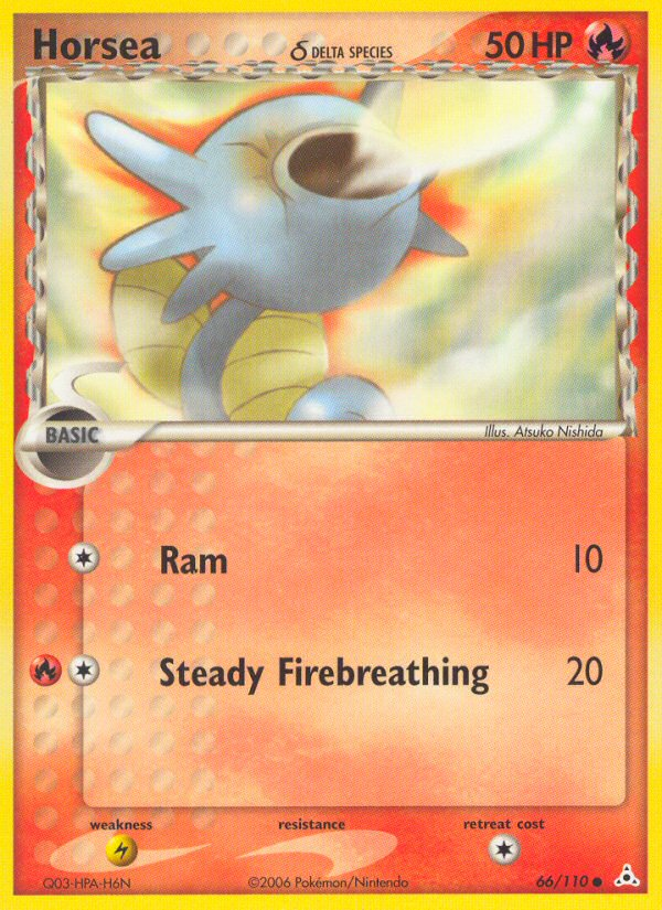 Horsea (66/110) (Delta Species) [EX: Holon Phantoms] | L.A. Mood Comics and Games