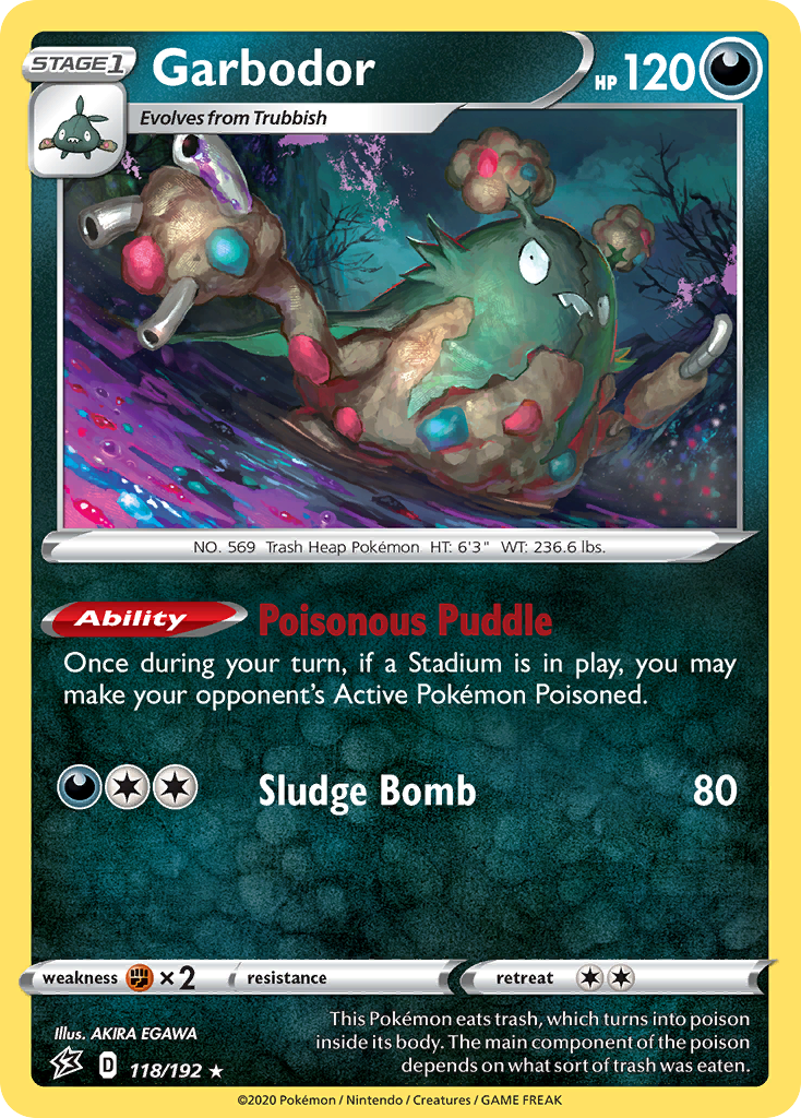 Garbodor (118/192) [Sword & Shield: Rebel Clash] | L.A. Mood Comics and Games