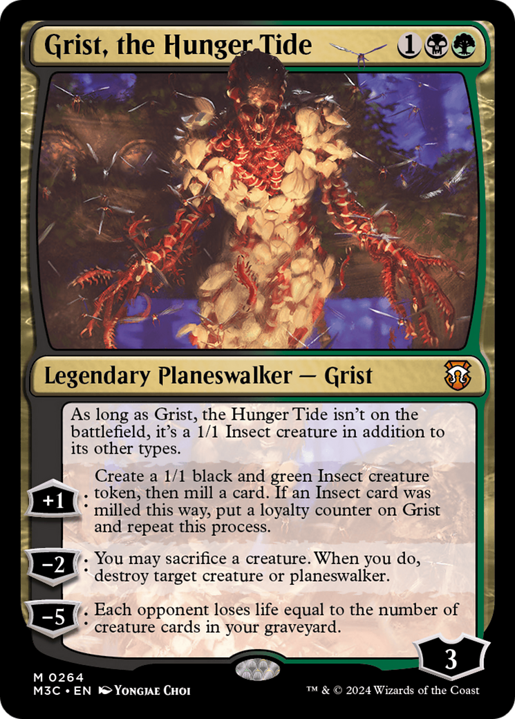 Grist, the Hunger Tide (Ripple Foil) [Modern Horizons 3 Commander] | L.A. Mood Comics and Games