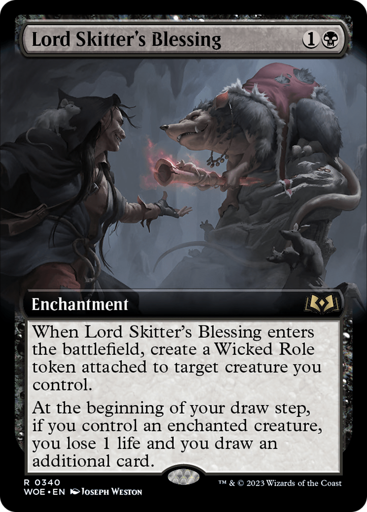 Lord Skitter's Blessing (Extended Art) [Wilds of Eldraine] | L.A. Mood Comics and Games