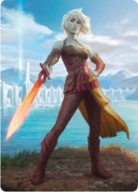 Nahiri, Heir of the Ancients 1 Art Card [Zendikar Rising Art Series] | L.A. Mood Comics and Games