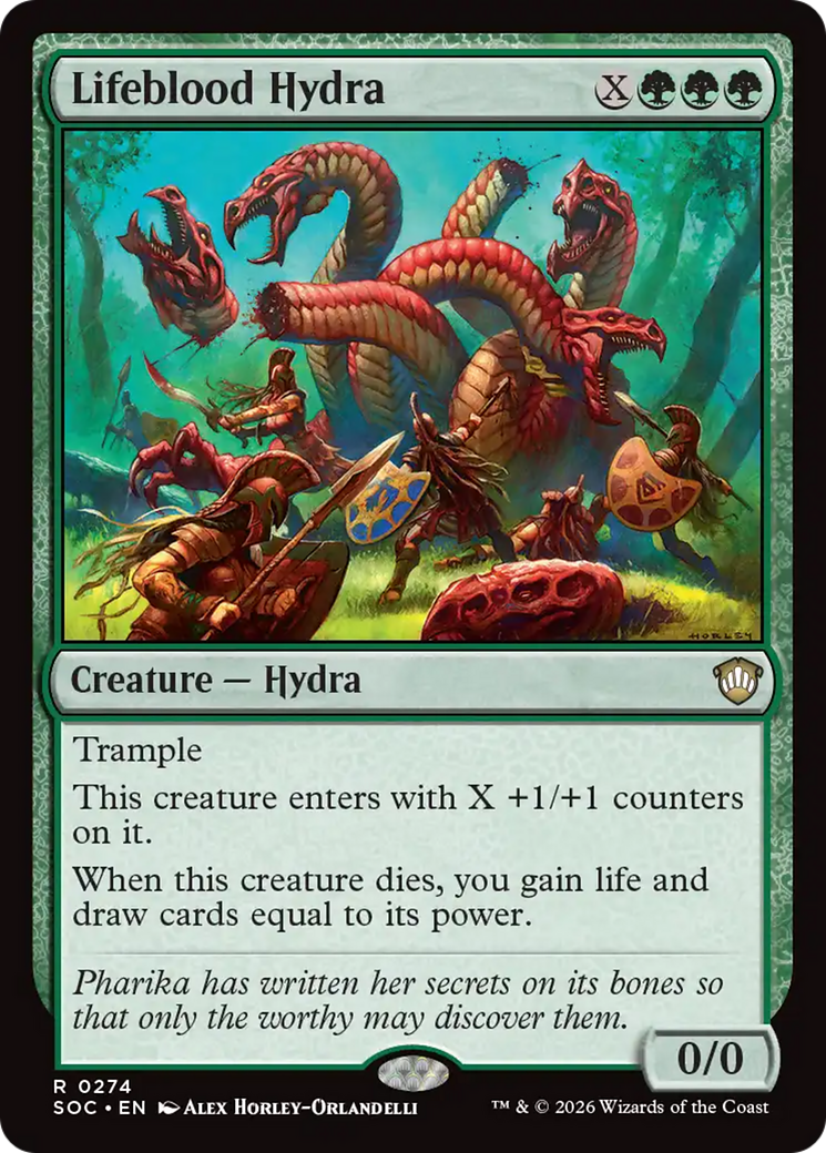 Lifeblood Hydra [Secrets of Strixhaven Commander] | L.A. Mood Comics and Games