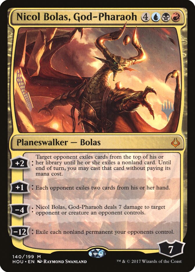 Nicol Bolas, God-Pharaoh (Promo Pack) [Hour of Devastation Promos] | L.A. Mood Comics and Games