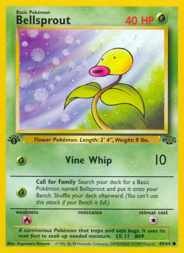 Bellsprout (49/64) [Jungle 1st Edition] | L.A. Mood Comics and Games