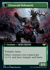 Ulvenwald Oddity // Ulvenwald Behemoth (Extended Art) [Innistrad: Crimson Vow] | L.A. Mood Comics and Games