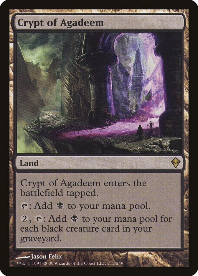 Crypt of Agadeem [Zendikar] | L.A. Mood Comics and Games