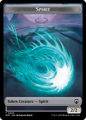 Eldrazi (Ripple Foil) // Spirit Double-Sided Token [Modern Horizons 3 Commander Tokens] | L.A. Mood Comics and Games
