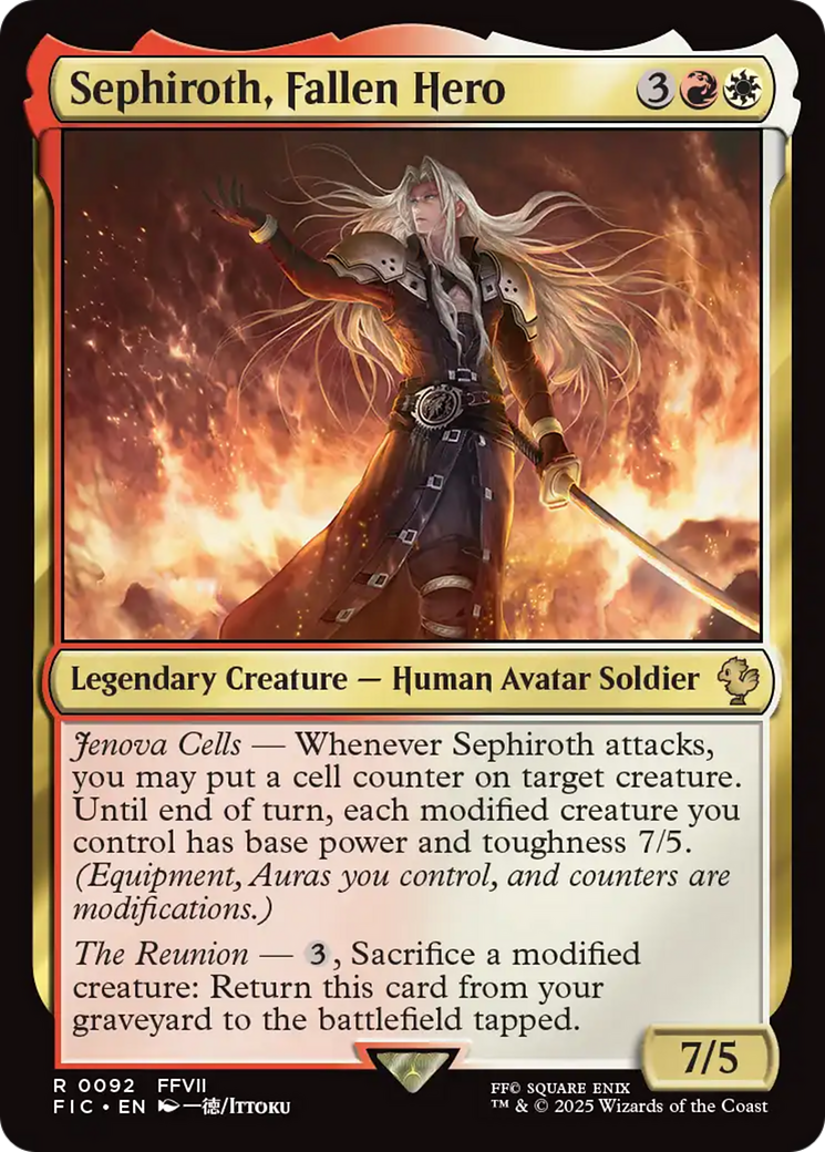 Sephiroth, Fallen Hero [FINAL FANTASY Commander] | L.A. Mood Comics and Games