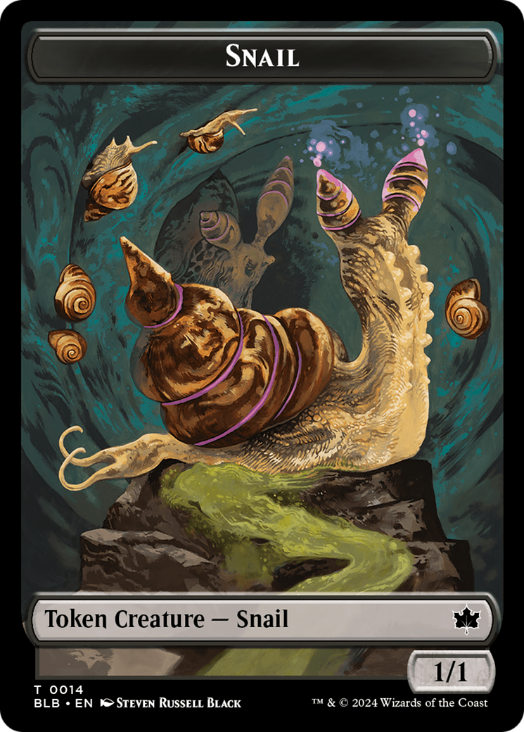 Snail Token [Bloomburrow Tokens] | L.A. Mood Comics and Games