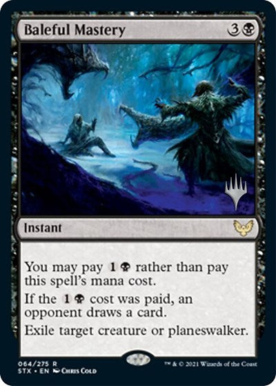 Baleful Mastery (Promo Pack) [Strixhaven: School of Mages Promos] | L.A. Mood Comics and Games