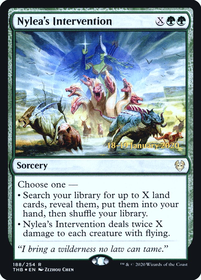 Nylea's Intervention [Theros Beyond Death Prerelease Promos] | L.A. Mood Comics and Games
