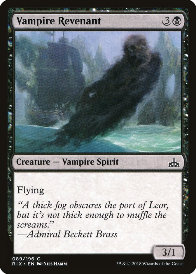 Vampire Revenant [Rivals of Ixalan] | L.A. Mood Comics and Games