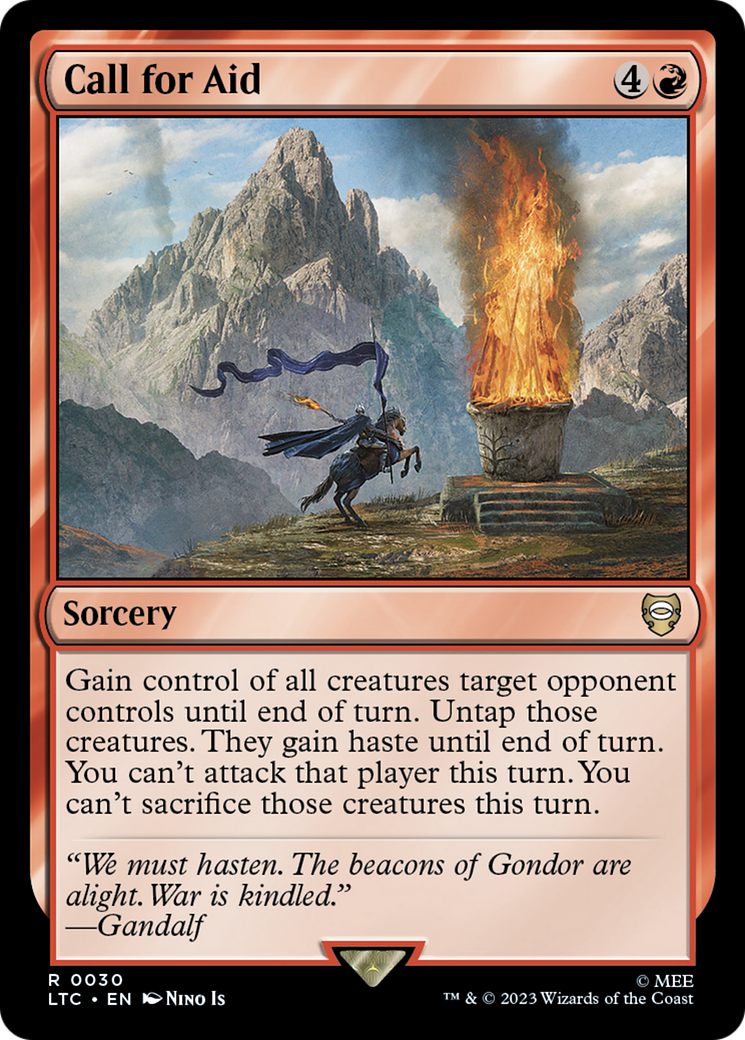 Call for Aid [The Lord of the Rings: Tales of Middle-Earth Commander] | L.A. Mood Comics and Games
