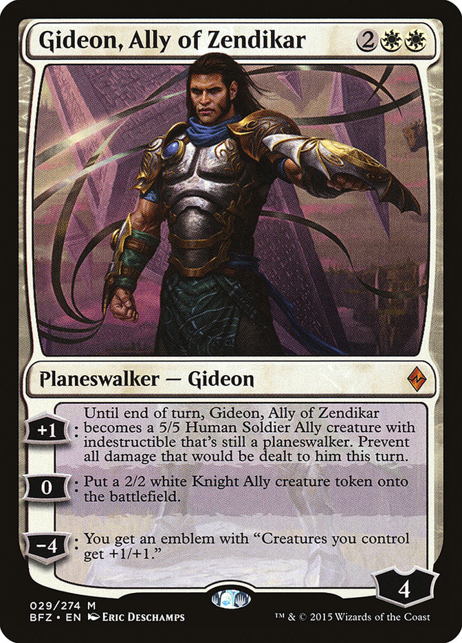 Gideon, Ally of Zendikar [Battle for Zendikar] | L.A. Mood Comics and Games