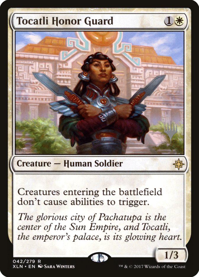 Tocatli Honor Guard (Promo Pack) [Ixalan Promos] | L.A. Mood Comics and Games