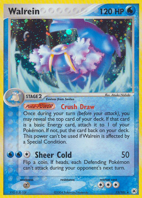 Walrein (15/101) [EX: Hidden Legends] | L.A. Mood Comics and Games